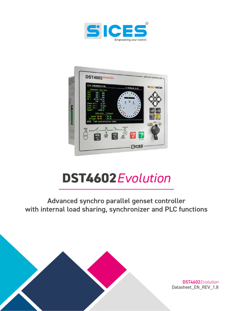 Advanced Genset Controller DST4602Evolution | PDF | Electronics | Computing