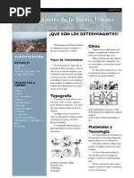 Determinantes de La Forma Urbana