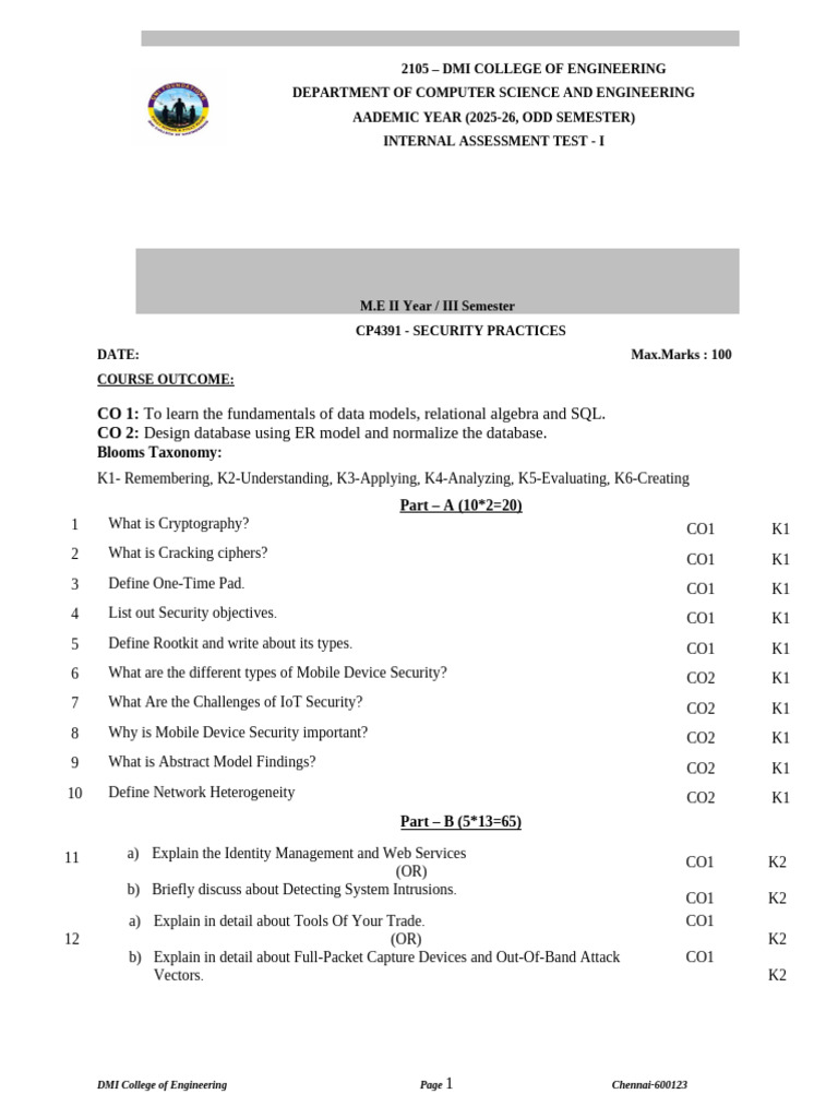 Security Practices Assessment Guide | PDF | Computer Network | Cryptography