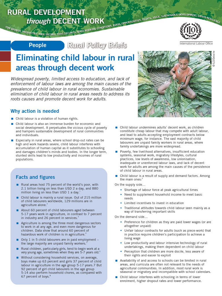 Ending Child Labour in Rural Areas | PDF | International Labour ...