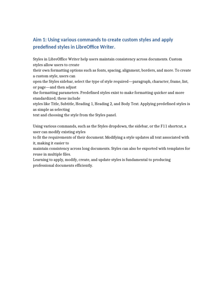 LibreOffice Aims Full Pages | PDF | Spreadsheet | Databases