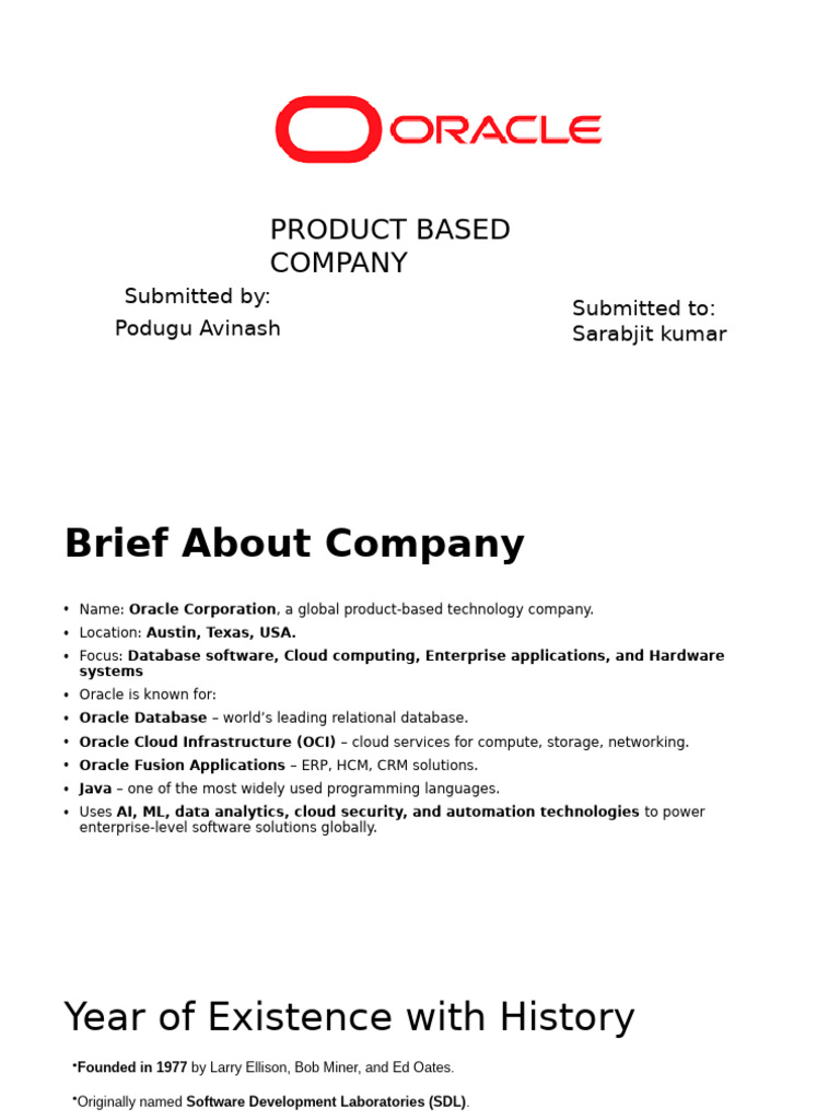 cap100 | PDF | Oracle Corporation | Cloud Computing