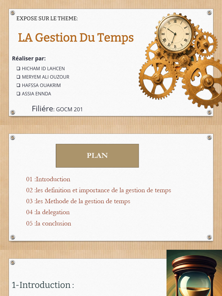 Gestion du Temps : Méthodes et Importance | PDF | Gestion du temps ...