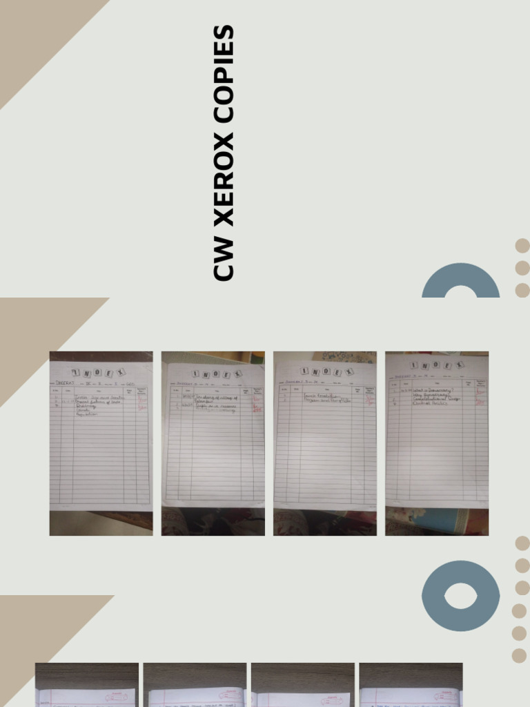 Ivory Black Simple Geometric Research Project Presentation | PDF
