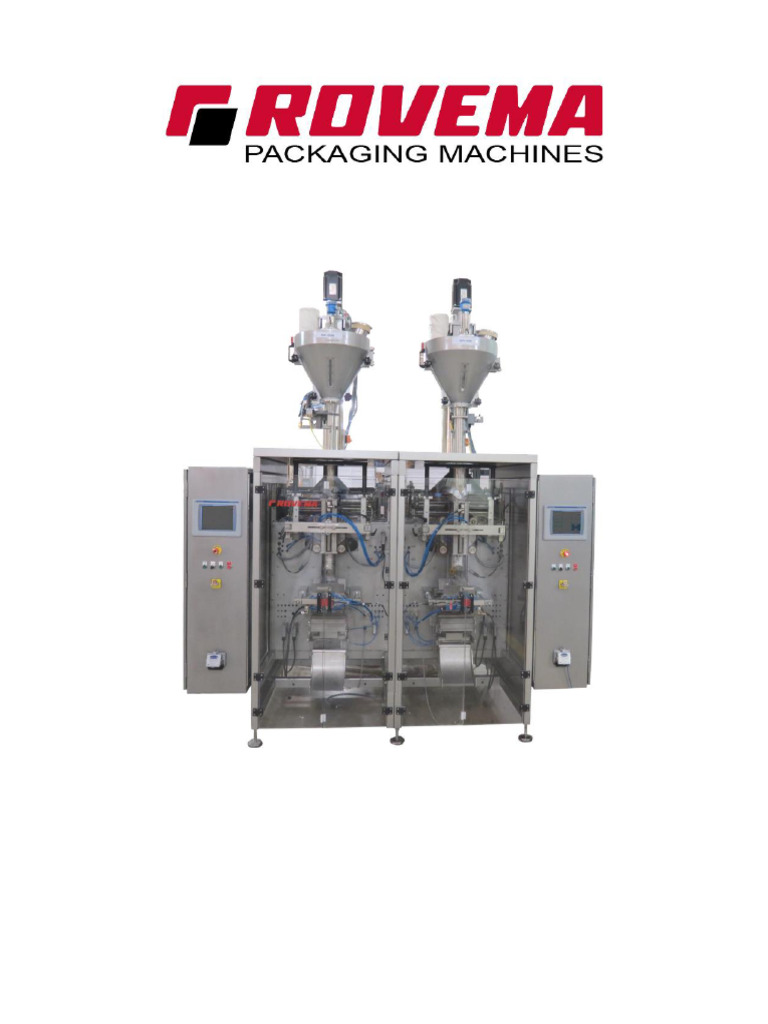 Rovema VPI-260 & SDX-75 Parts Manual | PDF | Screw | Vacuum Cleaner