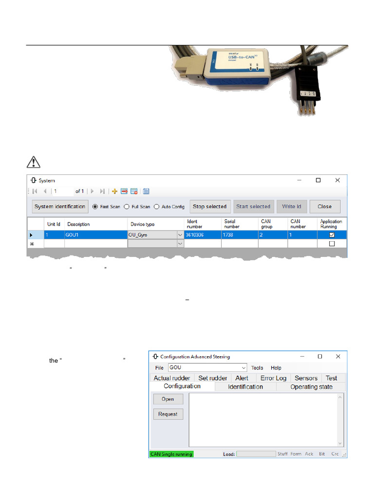 Change CAN Address & Flash Gyro Units | PDF | Computer Hardware | Ibm ...