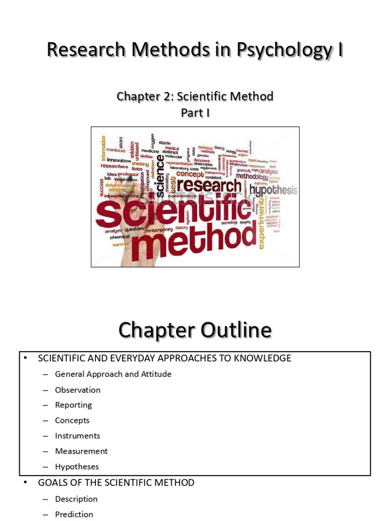 Understanding the Scientific Method in Psychology | PDF | Scientific ...