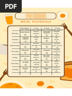 BGH Cafeteria Weekly Menu | PDF | Chutney | Curry