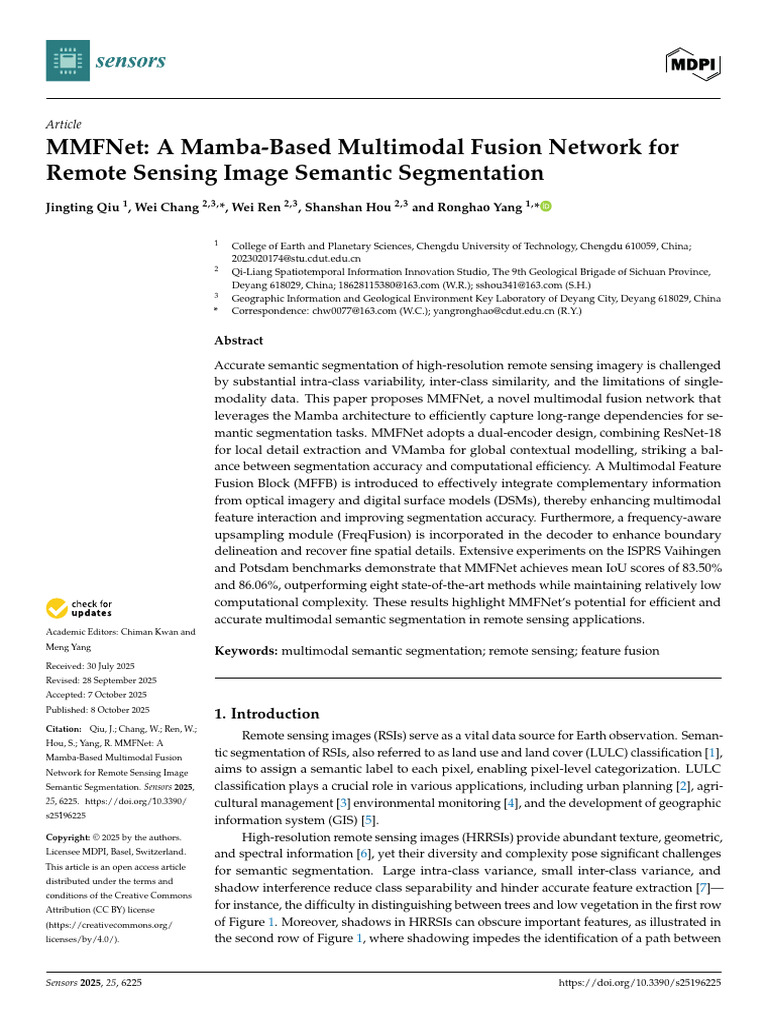 MMFNet_A_Mamba-Based_Multimodal_Fusion_Network_for | PDF | Image ...