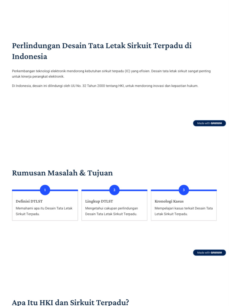 Perlindungan DTLST di Indonesia | PDF