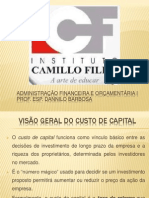 Custo de Capital