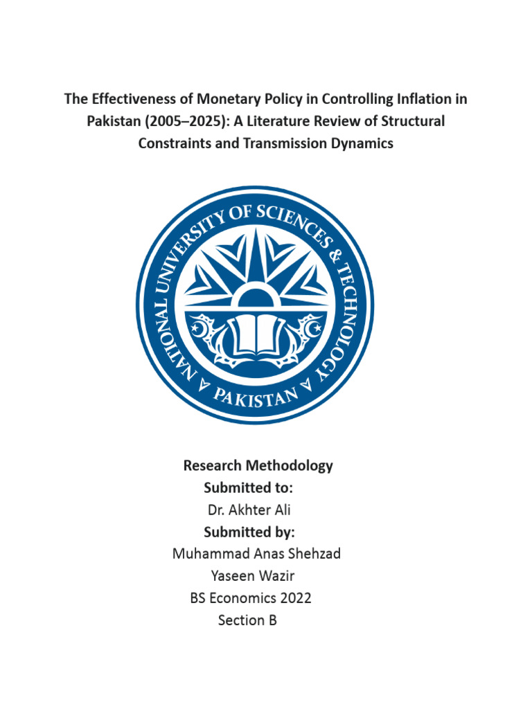 The Effectiveness of Monetary Policy in Controlling Inflation in ...
