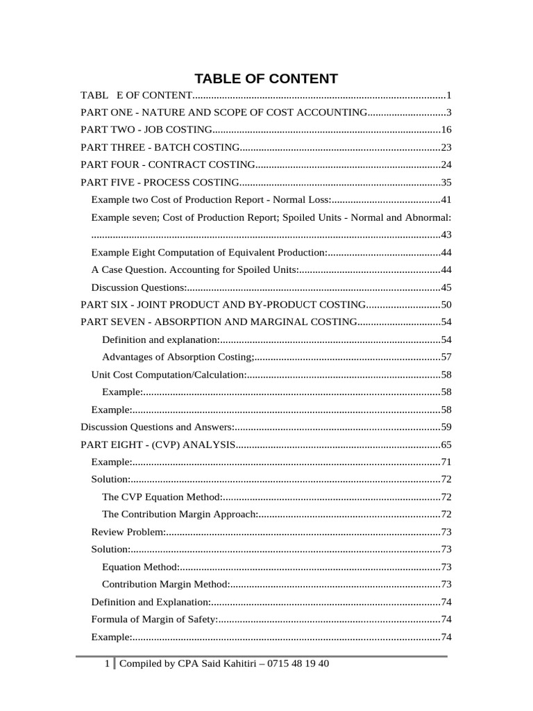 Comprehensive Guide to Cost Accounting | PDF | Financial Accounting | Cost