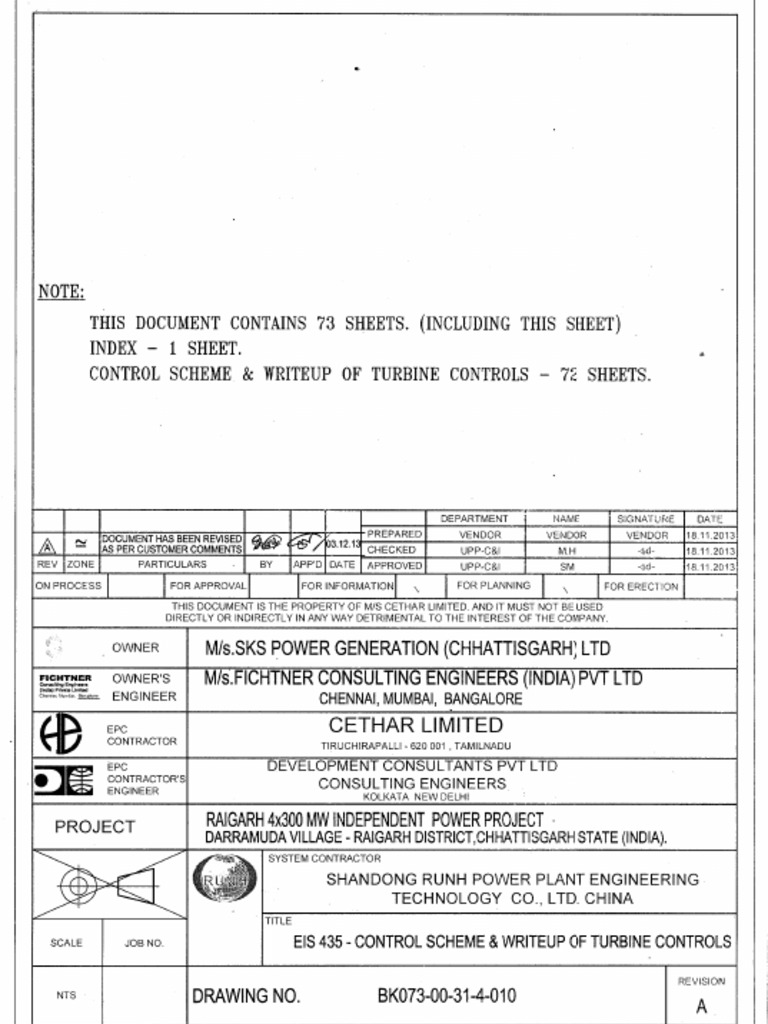 036 Control scheme and writup for turbine control DEH | PDF