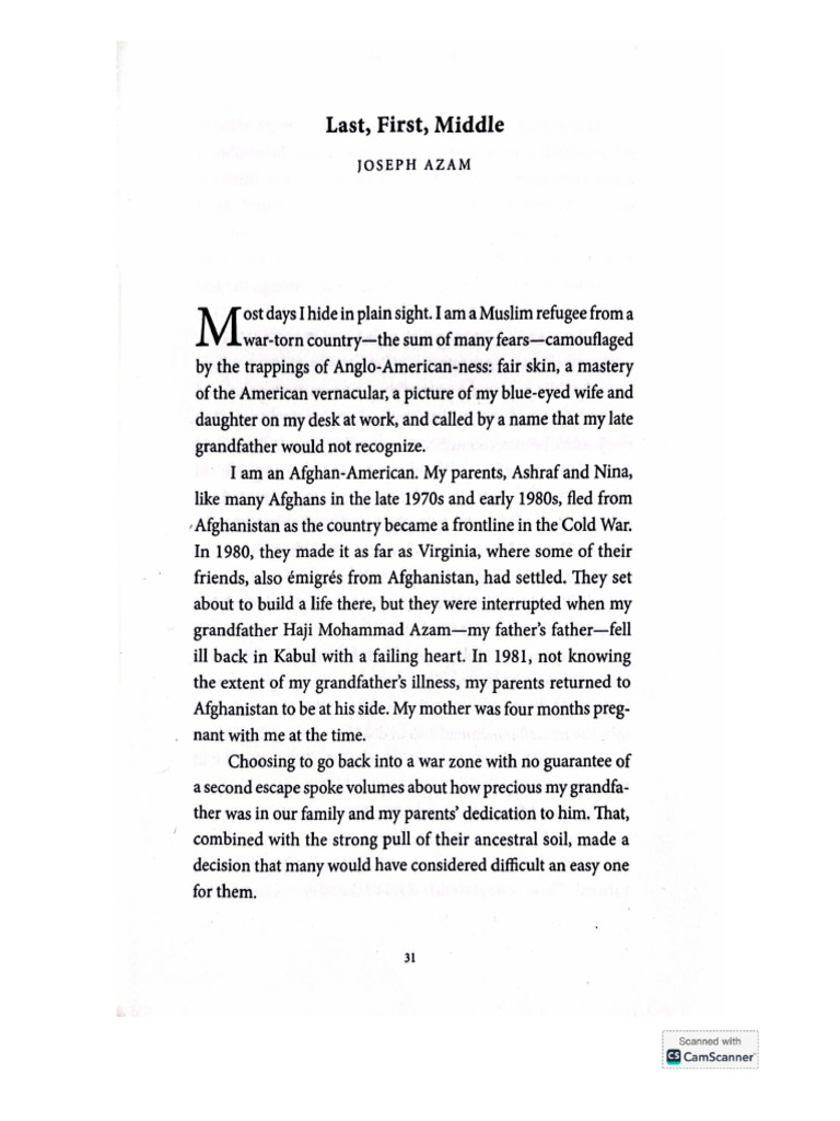First, Last, Middle PDF | PDF