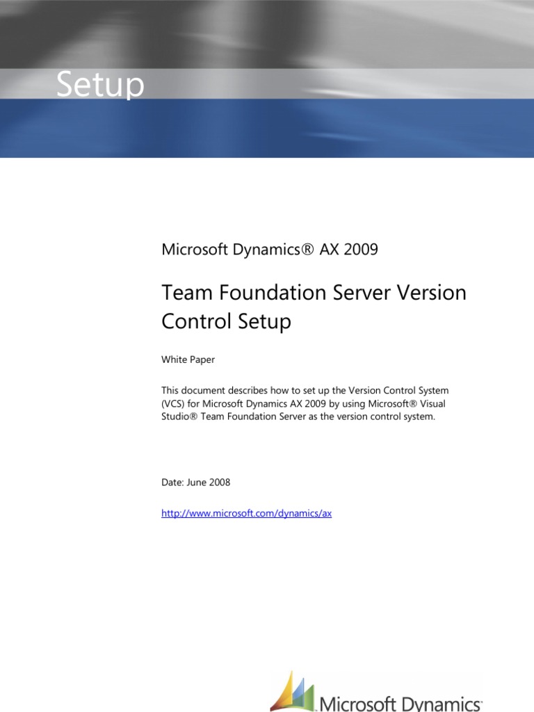 Team Foundation Server Version Control Setup Whitepaper For Microsoft ...