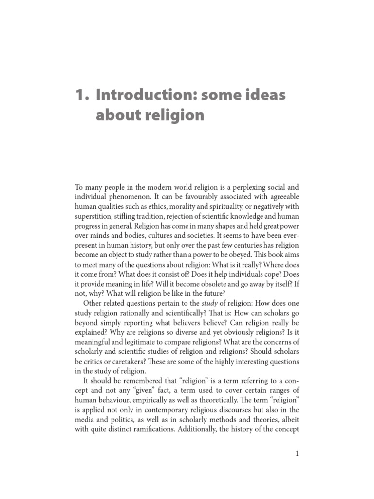 Exploring the Nature of Religion | PDF | Religious Studies | Knowledge