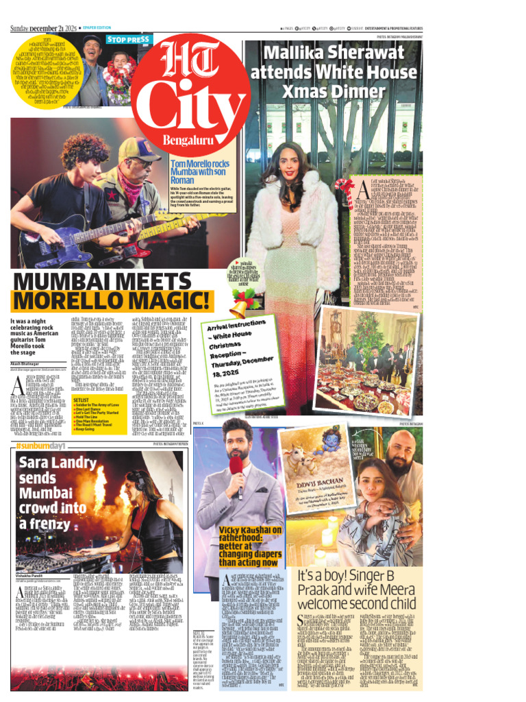 HT City Bengaluru - 21-12-2025 | PDF | Ozzy Osbourne