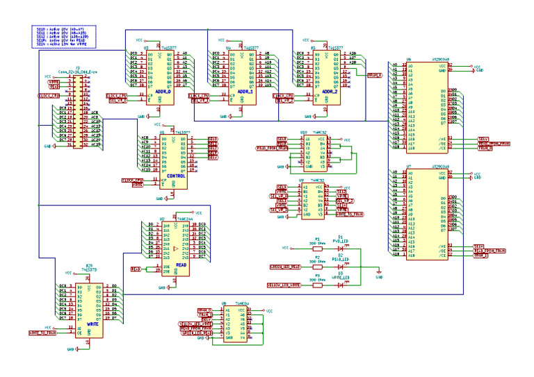 1mega FlashROM Schematics v1.1.1 | PDF