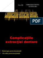 Curs 12 Extractia Dentaracomplicatii