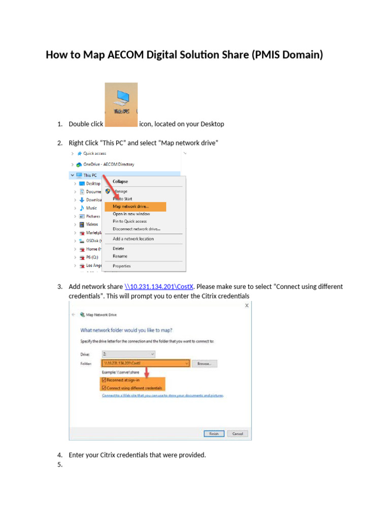 2. Mapping CostX Drive | PDF