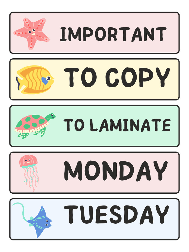 Drawer Labels | PDF