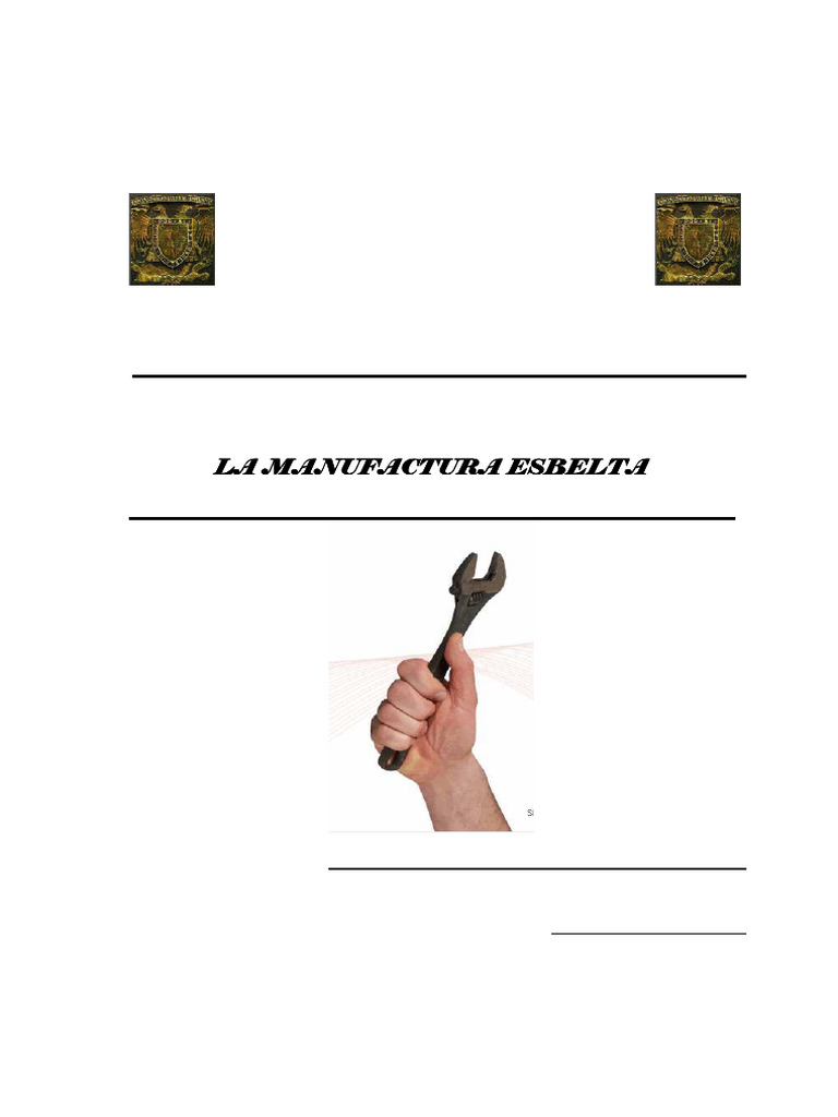 Introducción a la Manufactura Esbelta | PDF | Lean Manufacturing