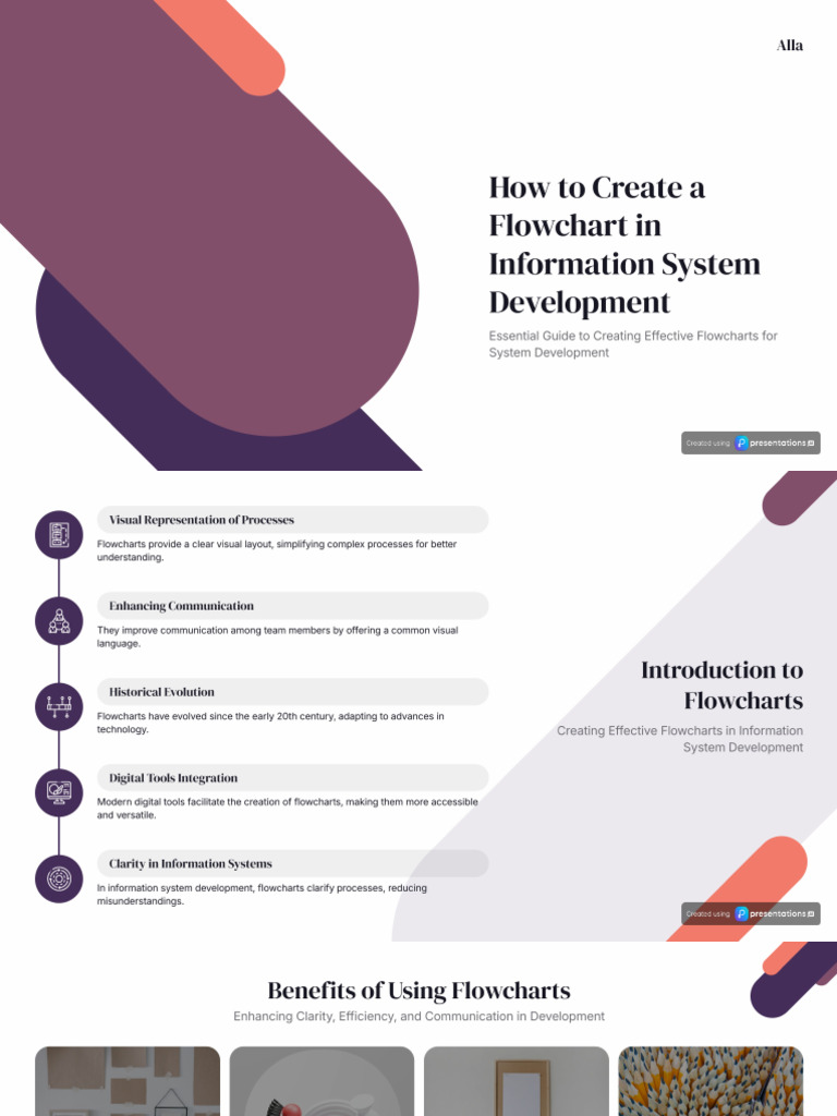 Creating Flowcharts in Information System Development | PDF