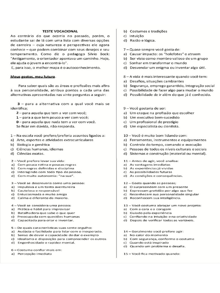 Teste 1 | PDF