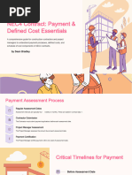 NEC4 Cost Components and Payment Guide | PDF | Business