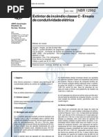 ABNT NBR 12992 - Extintor de Incendio Classe C - En