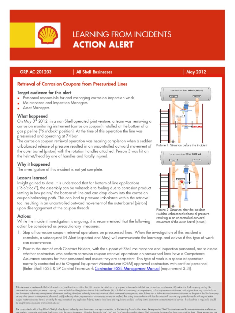GRPAC201203 Corrosion Coupon Retrieval Fatality Corrosion Technology
