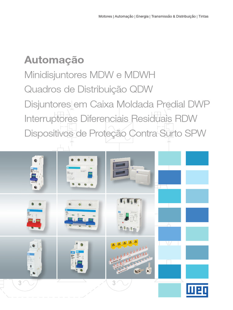 Minidisjuntores MDW e MDWH: Especificações | PDF | Corrente alternada ...