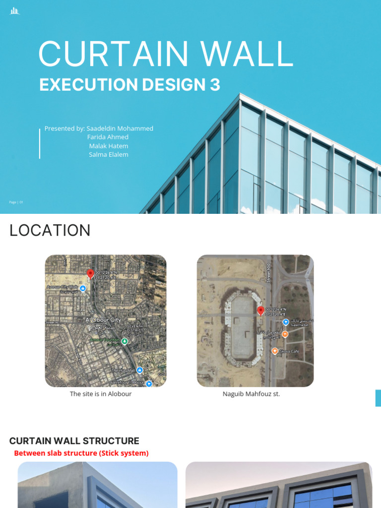 Blue Clean Building Construction Presentation | PDF