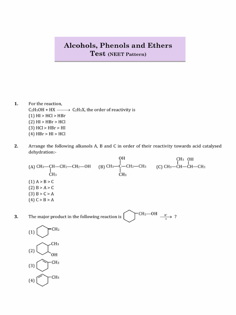 JEE PYQ BASED NEET QUESTION - Chapter 1 | PDF