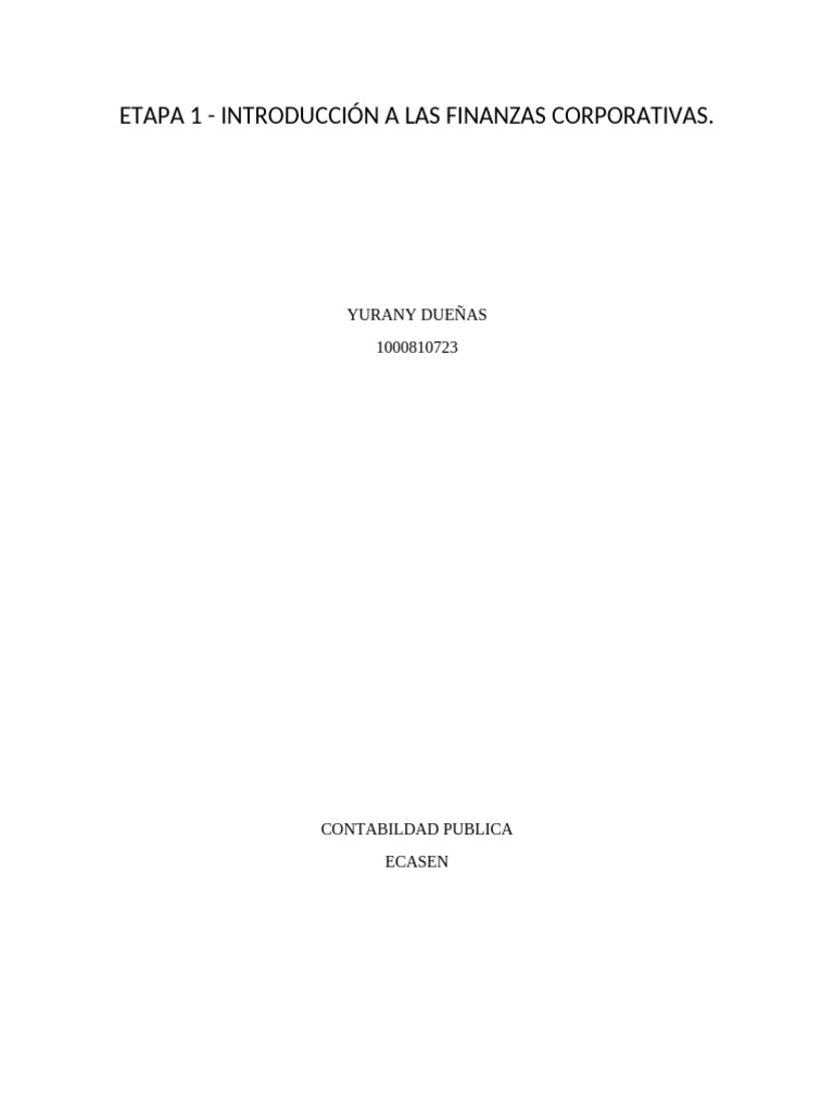 Finanzas Corporativas: Claves y Rol del CFO | PDF | Business | Economias
