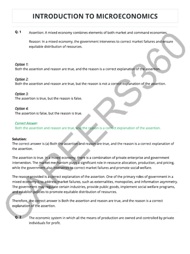 1 Introduction To Microeconomics Compressed Watermark | PDF