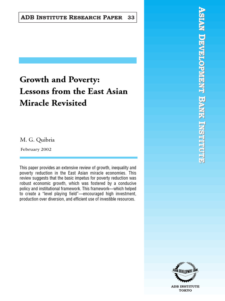Growth and Poverty | PDF | Economic Growth | Poverty