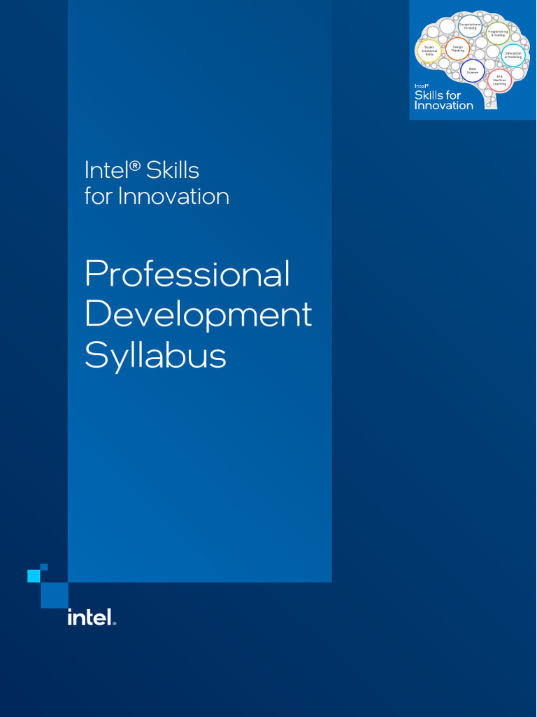 Intel Skills for Innovation Syllabus | PDF | Teachers | Learning