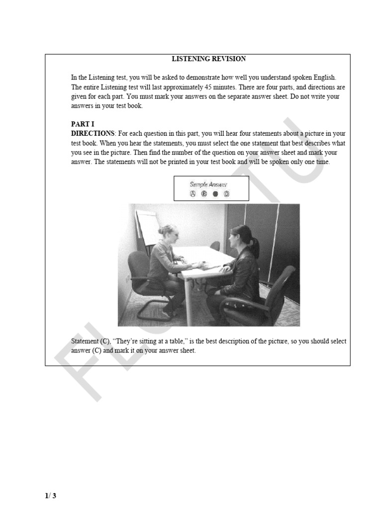 Listening Test Instructions and Format | PDF | Chess Theory | Chess