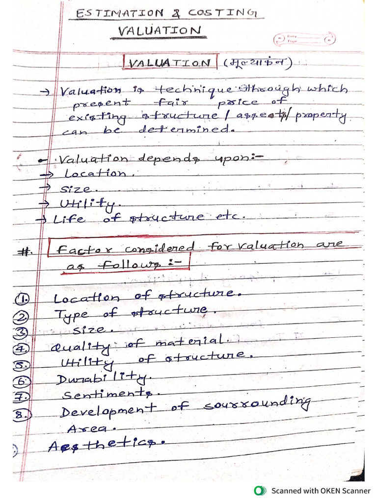 Valuation | PDF