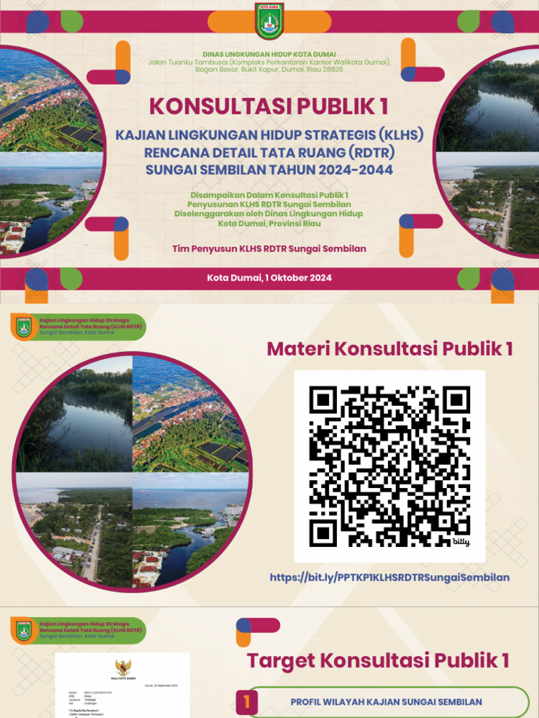 Paparan KP 1 KLHS RDTR Sungai Sembilan | PDF