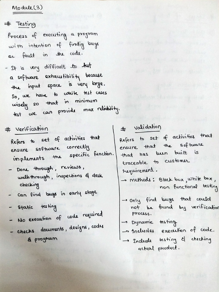 SE Module 3 | PDF | Software Testing | Systems Thinking