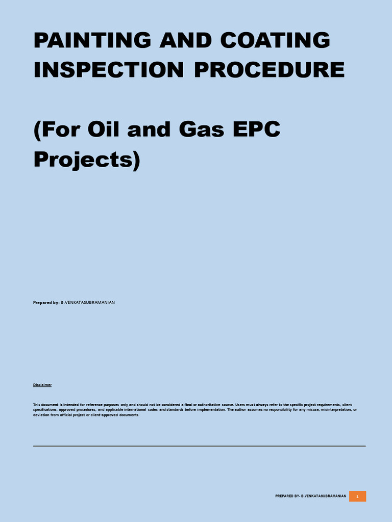 Painting and Coating Inspection Guide | PDF | Epoxy | Gulf Cooperation ...