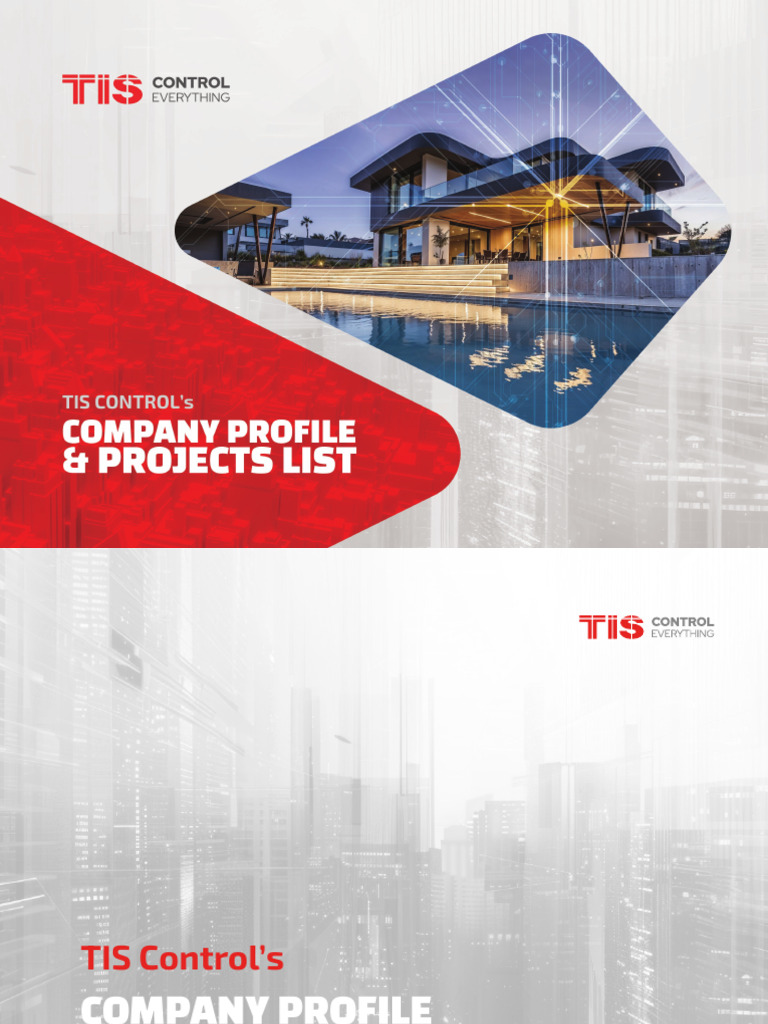 TIS Control: Home Automation Solutions | PDF | Home Automation | Lighting