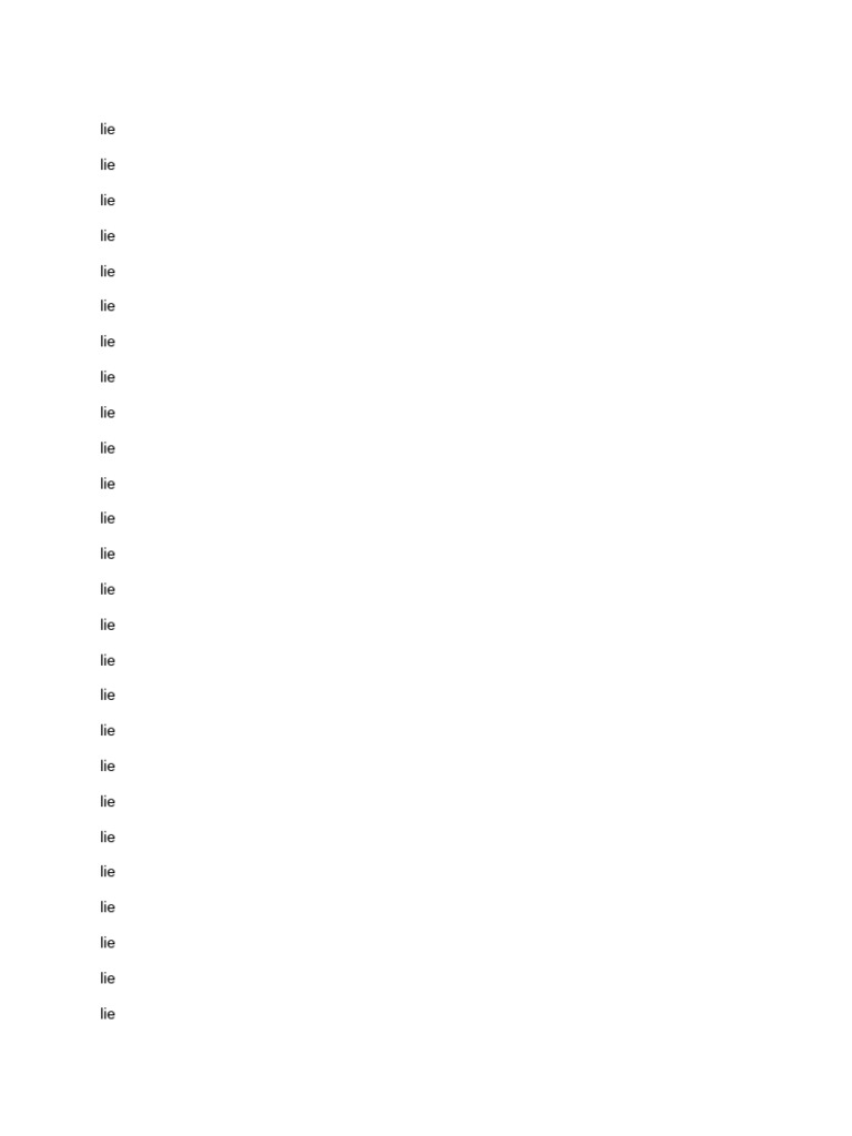 Repeated Use of the Word 