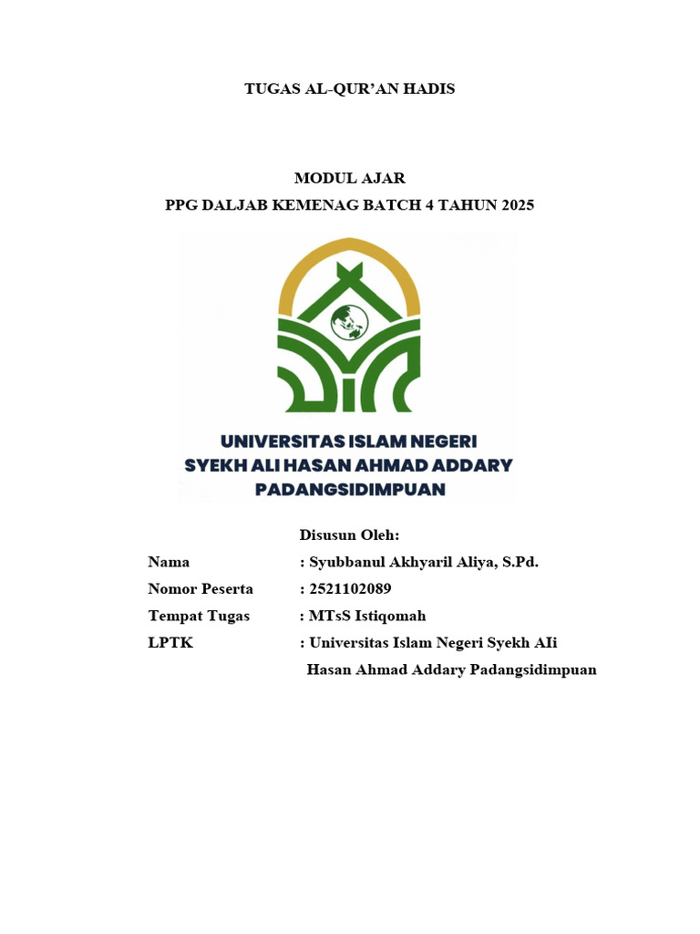 COVER Modul | PDF