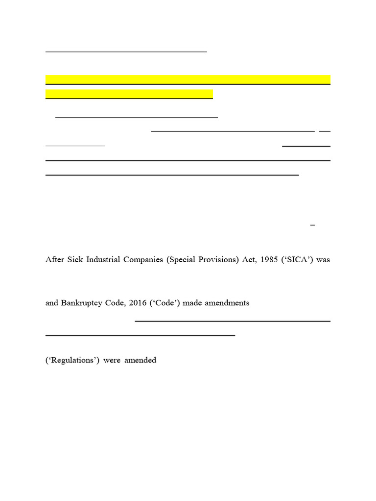 Proposers of Schemes Under Section 230 | PDF | Liquidation | Bankruptcy