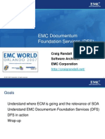 EMC Documentum Foundation Services (Randall, SDC07)