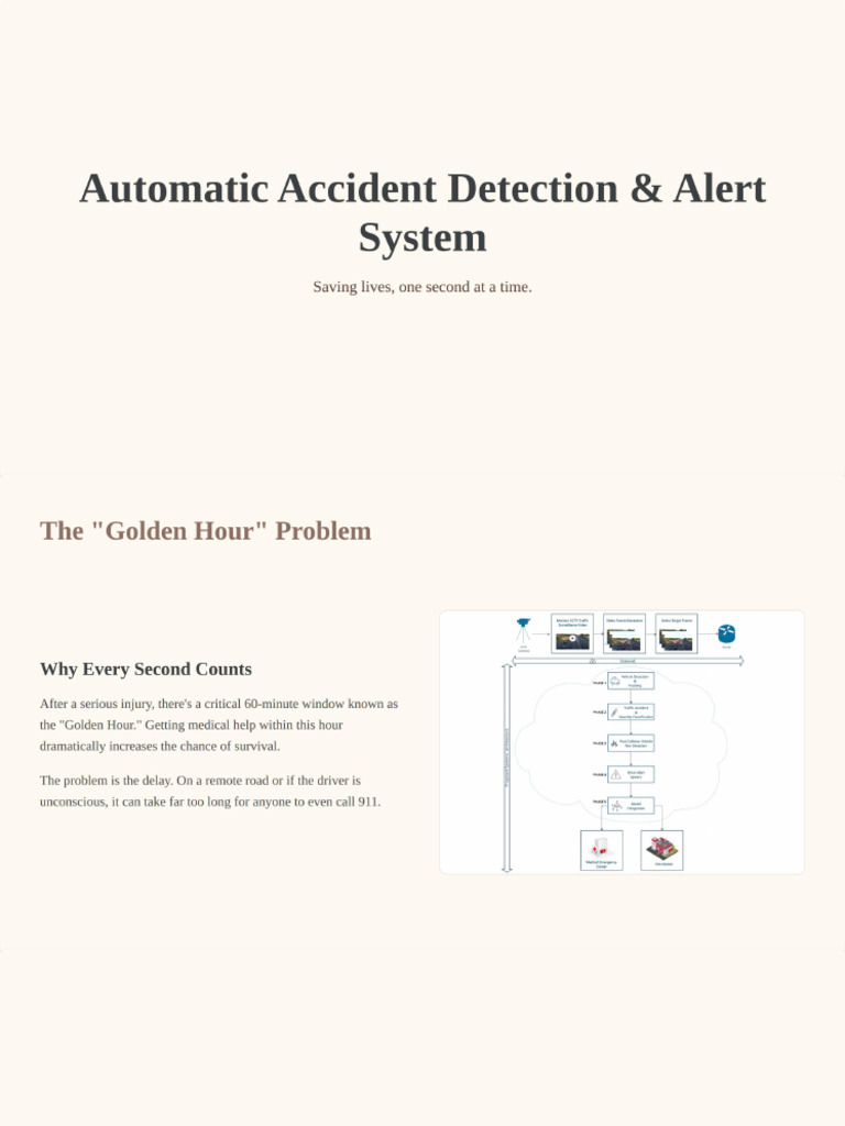 Automatic Vehicle Accident Detection System | PDF